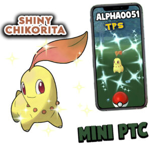 Pokemon Shiny Chikorita Mini P T C 80k